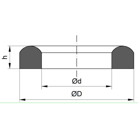 Junta HS-10 EPDM  18,00x